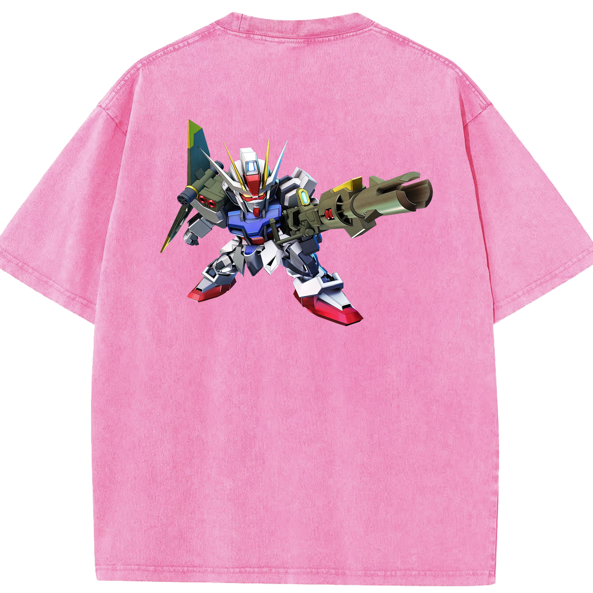 （画像用） 機動戦士ガンダム Mobile Suit Gundam 綿100% ヴィンテージ風 半袖Tシャツ（背面プリント）